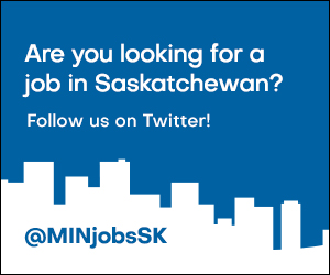 Are you looking for a job in Saskatchewan? Follow us! @MINJobsSK