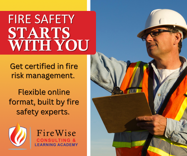 Fire safety starts with you. Get certified in fire risk management »